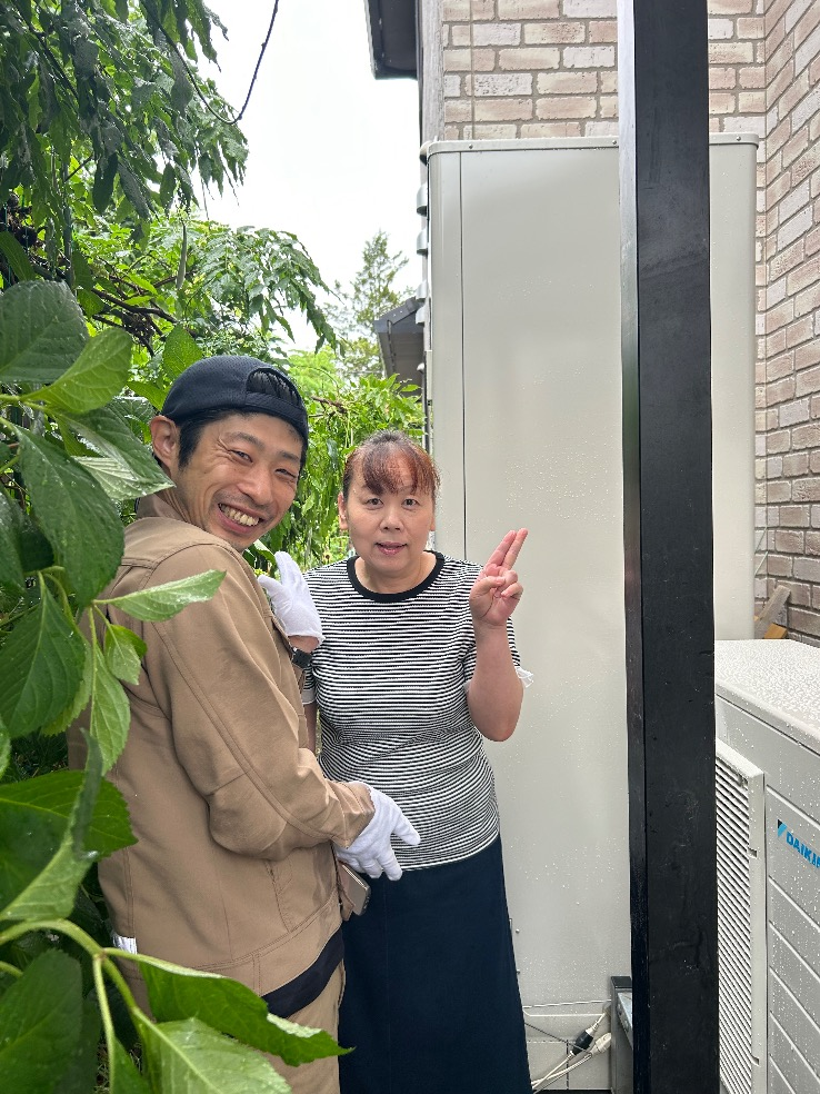 ダイキンエコキュートTU46GFVからダイキンエコキュートEQX46YFV｜エコキュート交換工事｜長野県安曇野市明科中川手