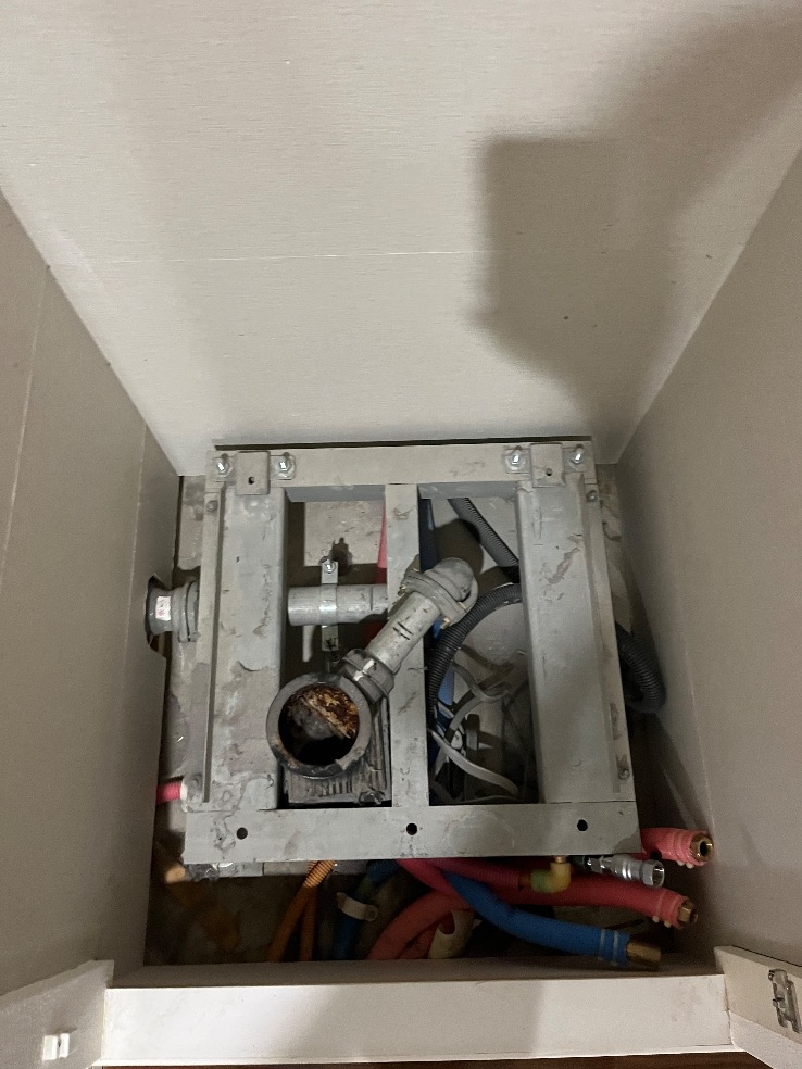 三菱エコキュートSRT-HPT30WD1-Eから三菱エコキュートSRT-W306D-BS2｜エコキュート交換工事｜東京都江東区豊洲｜マンション｜ザ・豊洲タワー