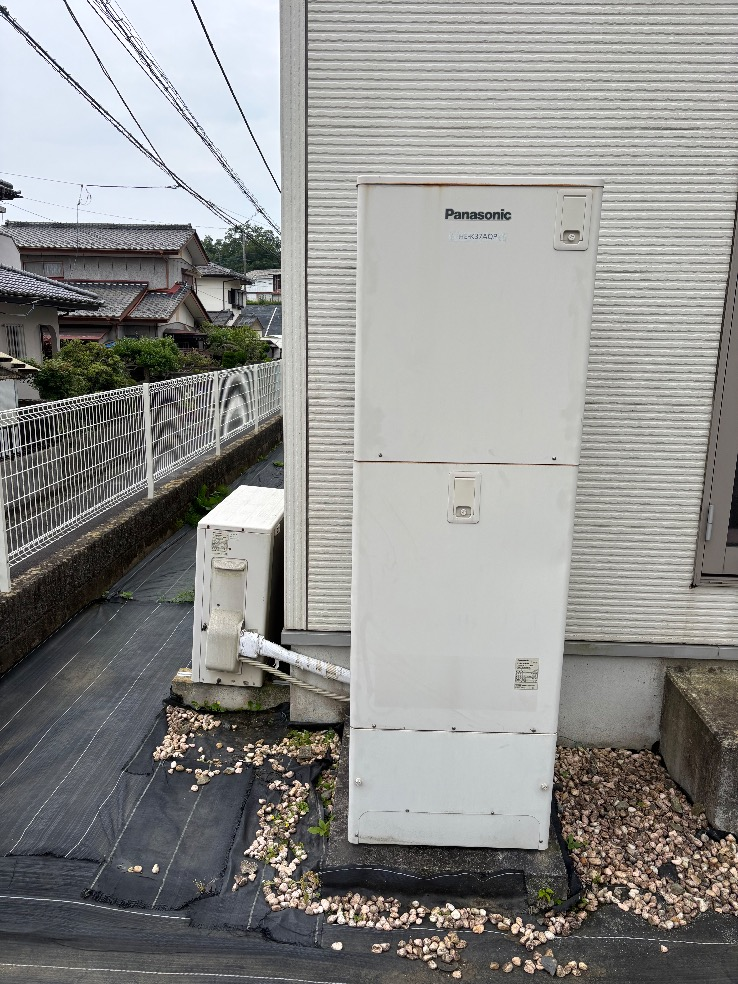 パナソニックエコキュートHE-K37AQPから三菱エコキュートSRT-S376｜エコキュート交換工事｜茨城県日立市川尻町