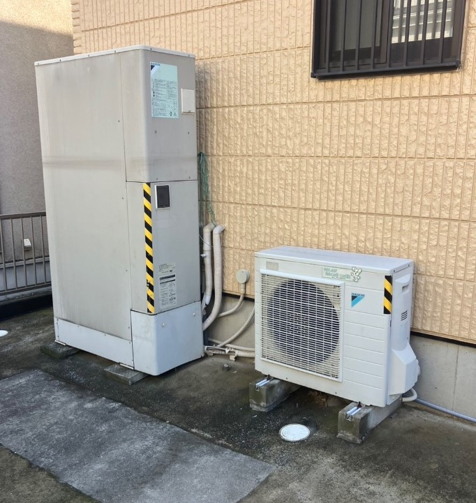 ダイキンエコキュートTU37HFTVからダイキンエコキュートEQA37YFTV｜エコキュート交換工事｜千葉県船橋市二宮