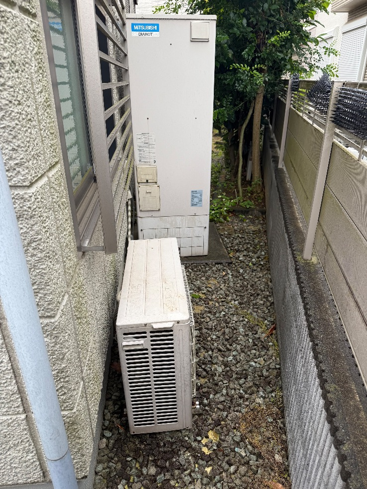 三菱エコキュートSRT-HPT37W3からダイキンエコキュートEQA37YFV｜エコキュート交換工事｜千葉県松戸市樋野口