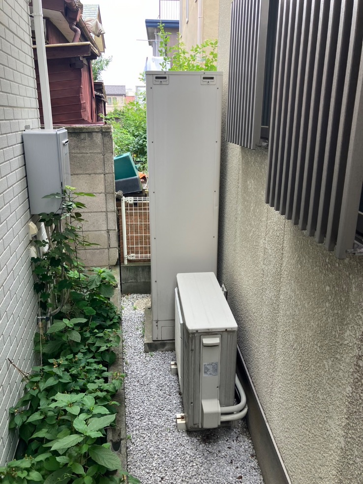 長府エコキュートEHP-3736GPXHから三菱エコキュートSRT-S376｜エコキュート交換工事｜埼玉県さいたま市中央区大戸｜住友不動産