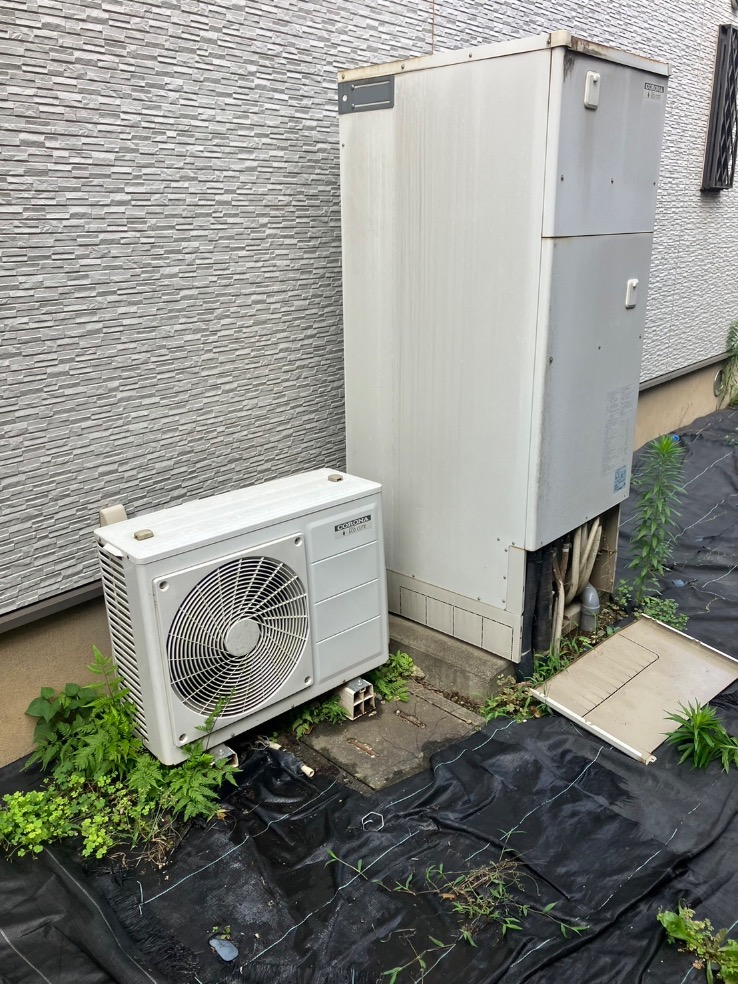 コロナエコキュートCTU-461D1A10から三菱エコキュートSRT-S376｜エコキュート交換工事｜埼玉県川越市笠幡