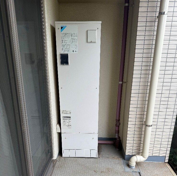 ダイキンエコキュートTU31GFCVからダイキンエコキュートEQX37YFV｜エコキュート交換工事｜東京都大田区鵜の木｜マンション｜リステージ鵜の木ヴィルフレール