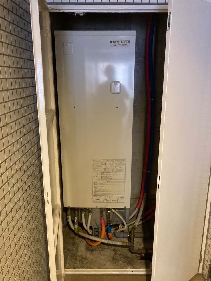 コロナエコキュートCTU-H3014AからダイキンエコキュートEQX37YFV｜エコキュート交換工事｜神奈川県横浜市都筑区茅ケ崎中央｜マンション｜オズマークスセンター南