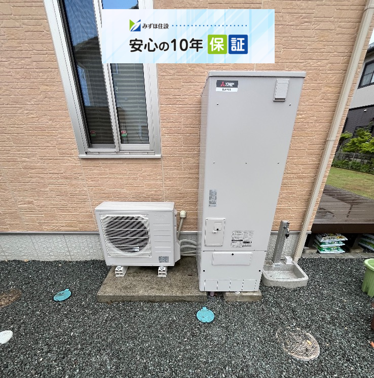 日立エコキュートBHP-TA374HTから三菱エコキュートSRT-S376｜エコキュート交換工事｜福島県いわき市中央台｜