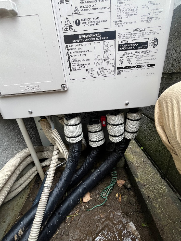 三菱エコキュートSRT-HPT37WZ4から三菱エコキュートSRT-S376UZ｜エコキュート交換工事｜神奈川県茅ヶ崎市浜竹｜