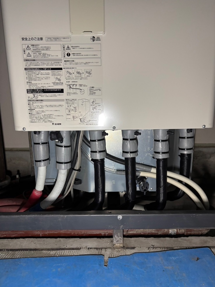 ダイキンエコキュートTU37GFVからダイキンエコキュートEQX37YFVE｜エコキュート交換工事｜東京都中央区勝どき｜マンション｜ザ・トウキョウタワーズ　シータワー