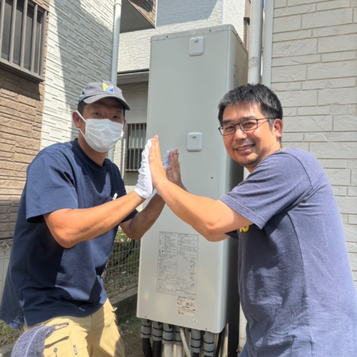 東芝エコキュートHWH-FB371WCTからコロナエコキュートCHP-E372AZ1｜エコキュート交換工事｜埼玉県上尾市瓦葺