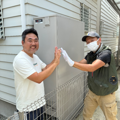 三菱エコキュートSRT-HPT37WZ5から三菱エコキュートSRT-S377UZ｜エコキュート交換工事｜神奈川県足柄上郡開成町宮台