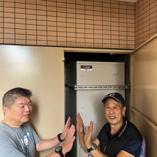 三菱エコキュートSRT-HPT37WD2から三菱エコキュートSRT-S376｜エコキュート交換工事｜千葉県柏市若柴｜マンション｜レーベンハイム柏の葉オルテ
