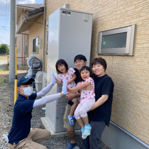 サンデンエコキュートEB-H37QTA4から三菱エコキュートSRT-S466U｜エコキュート交換工事｜群馬県高崎市北原町