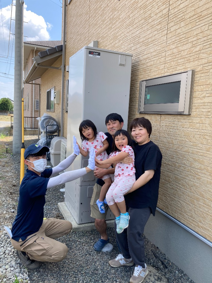 サンデンエコキュートEB-H37QTA4から三菱エコキュートSRT-S466U｜エコキュート交換工事｜群馬県高崎市北原町