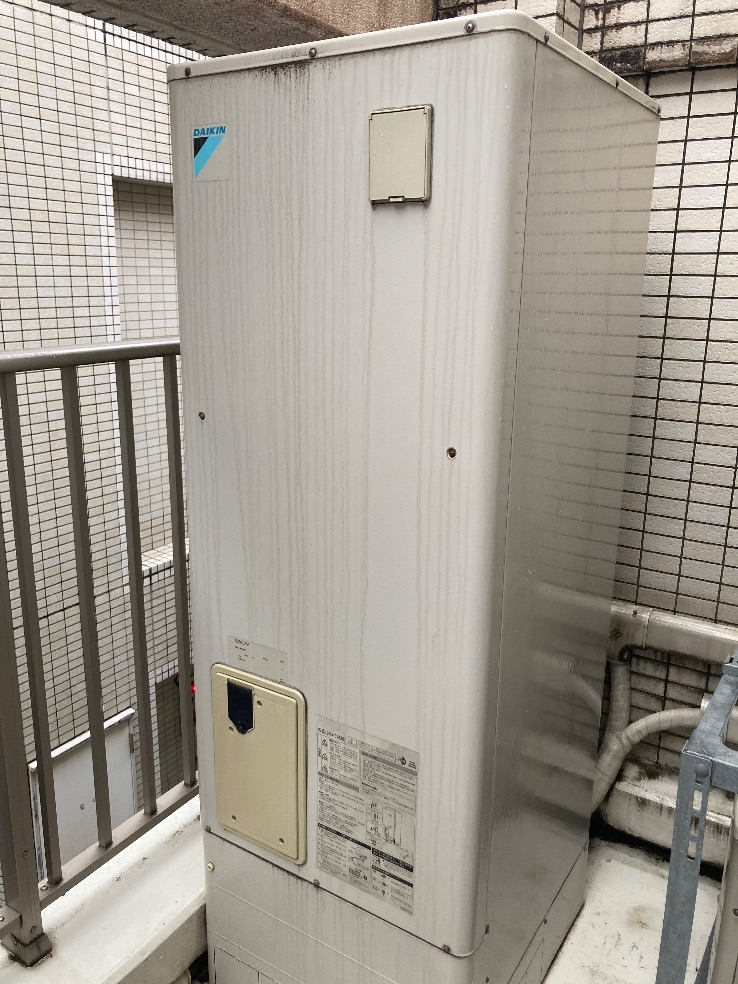 ダイキンエコキュートTU37LFVからダイキンエコキュートEQA37YFV｜エコキュート交換工事｜東京都世田谷区太子堂｜マンション｜オープンレジデンス三軒茶屋