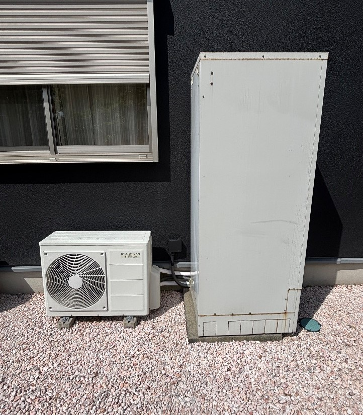 コロナエコキュートCTU-371D1A8からダイキンエコキュートEQA37YFV｜エコキュート交換工事｜茨城県ひたちなか市高野