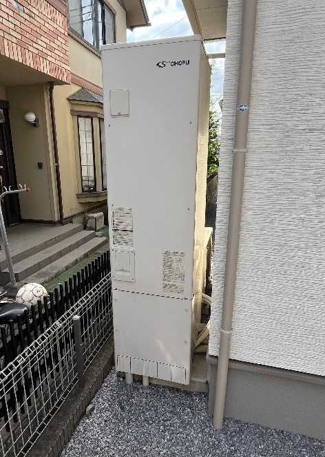 長府エコキュートEQ37GFCVから三菱エコキュートSRT-S376｜エコキュート交換工事｜茨城県古河市三杉町