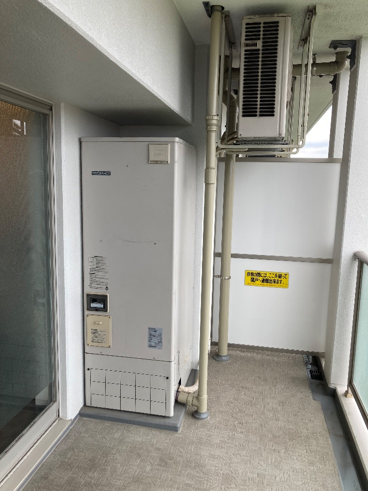 三菱エコキュートSRT-HPT37WD2から三菱エコキュートSRT-S376｜エコキュート交換工事｜埼玉県川口市末広｜マンション｜レーベンスクエア川口シルフィア