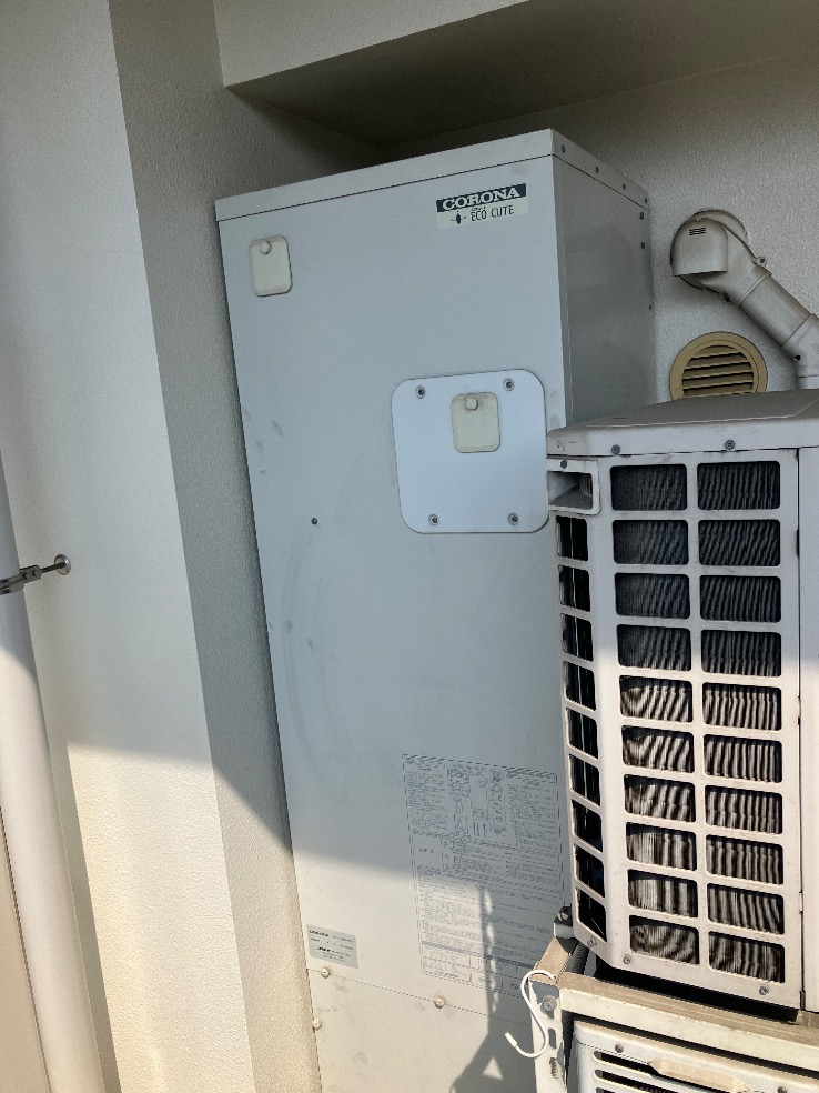 コロナエコキュートCHP-301DA7-1-BLからコロナエコキュートCHP-S30AZ1-12｜エコキュート交換工事｜埼玉県さいたま市北区宮原町｜マンション｜パークシティさいたま北ブライトレジデンス