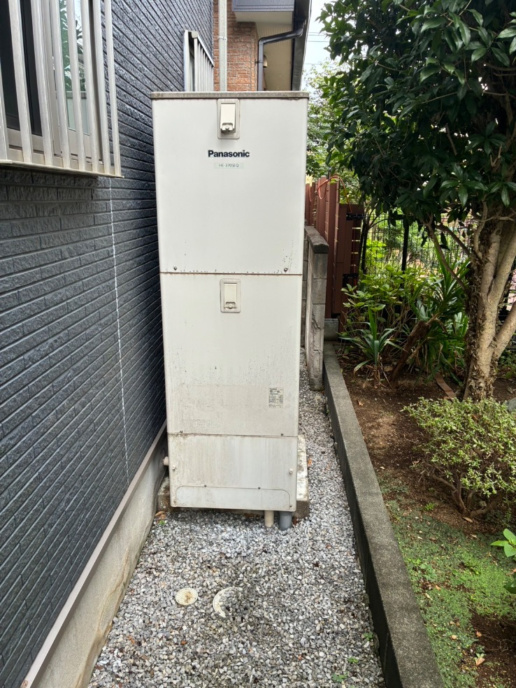 パナソニックエコキュートHE-370SEQから三菱エコキュートSRT-S376｜エコキュート交換工事｜埼玉県上尾市中妻