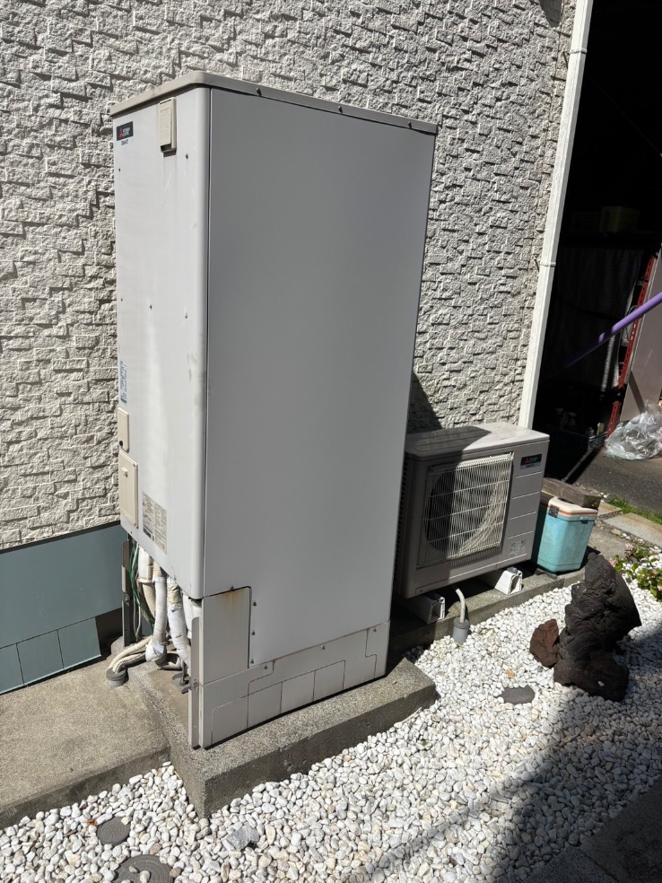 三菱エコキュートSRT-WT37から三菱エコキュートSRT-S376｜エコキュート交換工事｜神奈川県横須賀市深田台