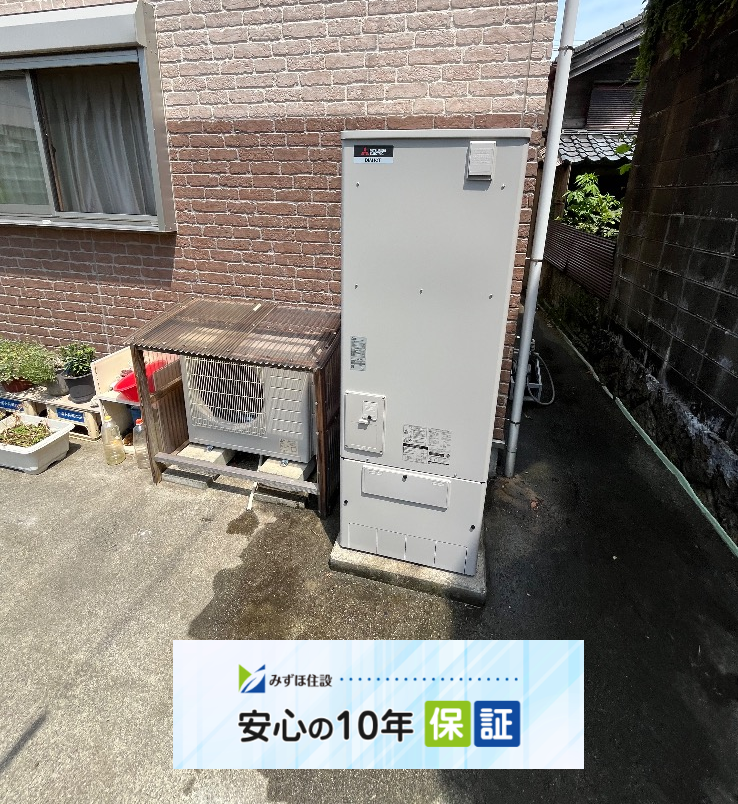 パナソニックエコキュートHE-370SEQから三菱エコキュートSRT-S376｜エコキュート交換工事｜新潟県村上市｜