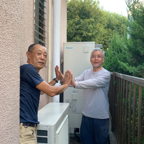 ダイキンエコキュートTU37JFCVからダイキンエコキュートEQX37YFV｜エコキュート交換工事｜東京都町田市本町田