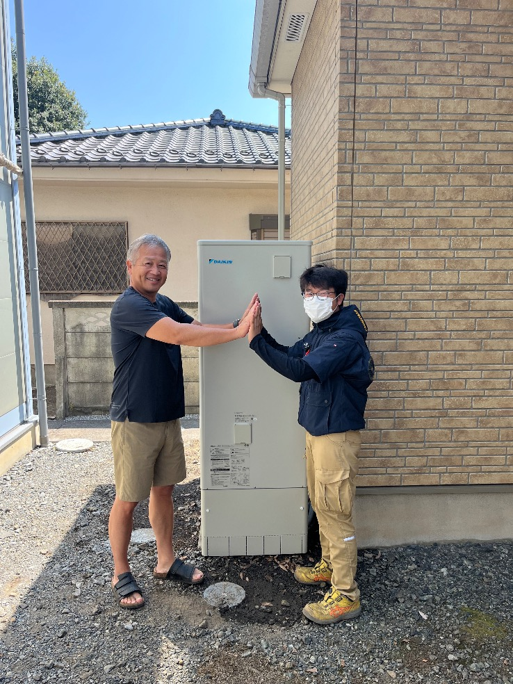 ダイキンエコキュートTU46JFVからダイキンエコキュートEQX37YFV｜エコキュート交換工事｜東京都立川市若葉町