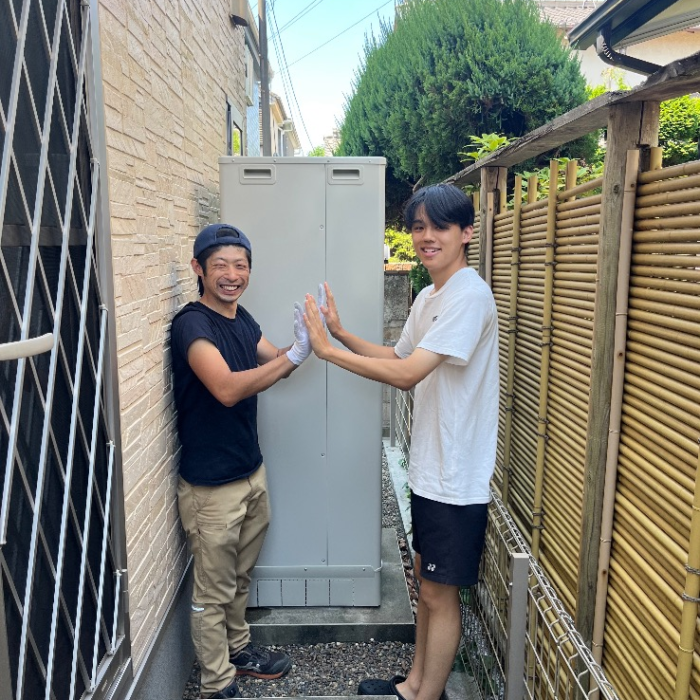 パナソニックエコキュートHE-460SDQからダイキンエコキュートEQX37YFV|エコキュート交換工事|千葉県船橋市松が丘