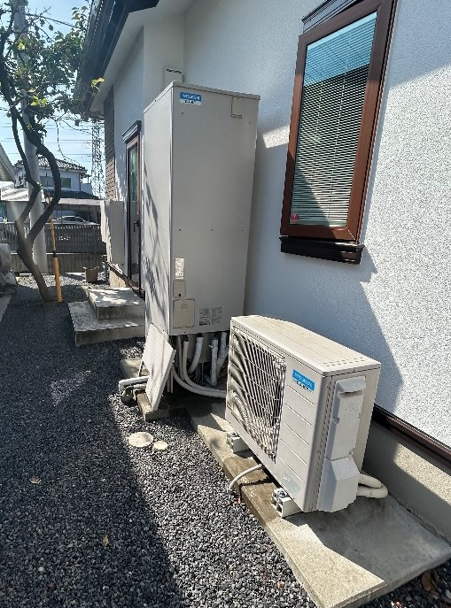 三菱エコキュートSRT-HPT46W8から三菱エコキュートSRT-S466｜エコキュート交換工事｜東京都武蔵村山市岸