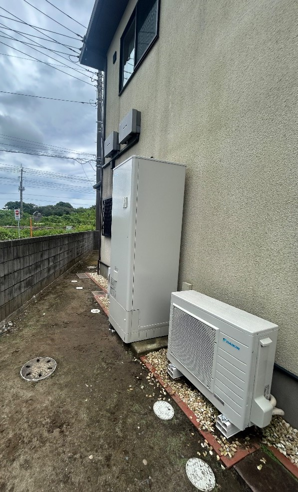 ダイキンエコキュートTUN46MFVEからダイキンエコキュートEQX46YFVE｜エコキュート交換工事｜茨城県北茨城市中郷町足洗
