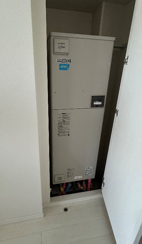 三菱エコキュートSRT-HP30WD1-Eから三菱エコキュートSRT-W306D-BS2｜エコキュート交換工事｜東京都江東区豊洲｜マンション｜ザ・豊洲タワー