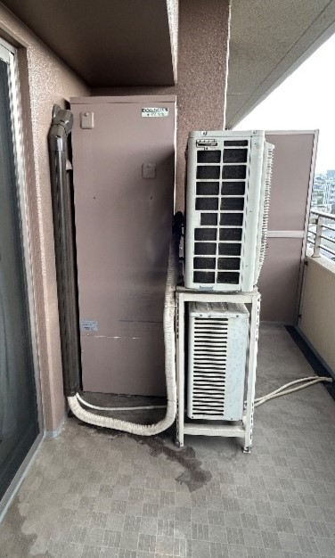 コロナエコキュートCTU-H3014AからコロナエコキュートCHP-S30AZ1-12｜エコキュート交換工事｜東京都葛飾区亀有｜マンション｜ザ・レジデンス東京イースト