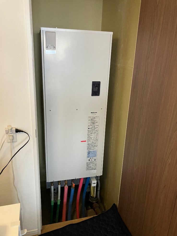 パナソニックエコキュートHE-30C1QMから三菱エコキュートSRT-W306D-BS2｜エコキュート交換工事｜東京都江東区東雲｜マンション｜キャナルファーストタワー