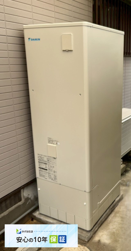 三菱エコキュートSRT-HPT37N5からダイキンエコキュートEQA37YV｜エコキュート交換工事｜福岡県行橋市金屋