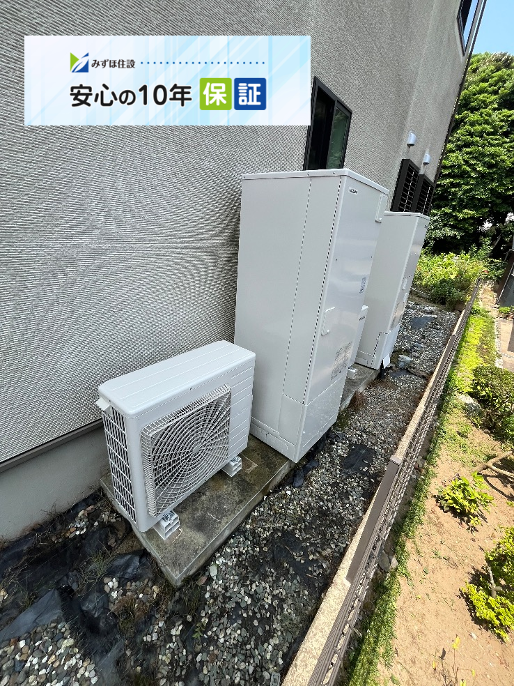東芝エコキュートHWH-FBH373CTGから日立エコキュートBHP-FG37XU｜エコキュート交換工事｜茨城県ひたちなか市阿字ケ浦町