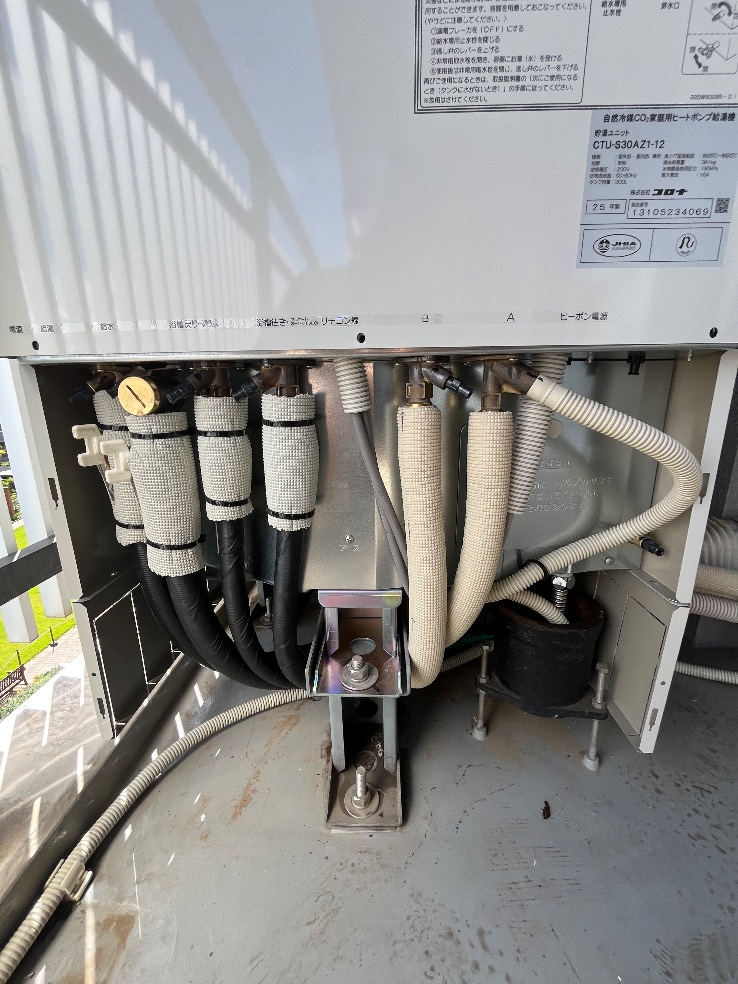 コロナエコキュートCTU-H3014AMからコロナエコキュートCHP-S30AZ1-12｜エコキュート交換工事｜千葉県船橋市上山町｜マンション｜ザ・ガーデンプレミアム