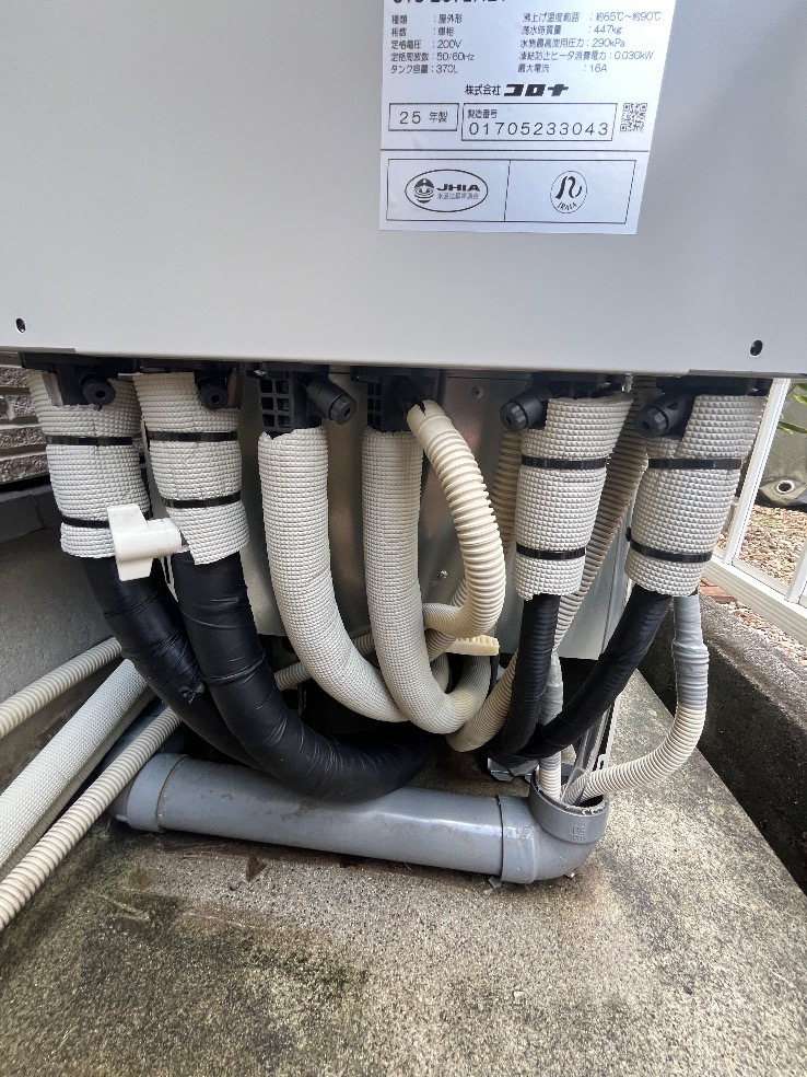 コロナエコキュートCHP-E372AX2からコロナエコキュートCHP-E372AZ1｜エコキュート交換工事｜神奈川県海老名市国分北