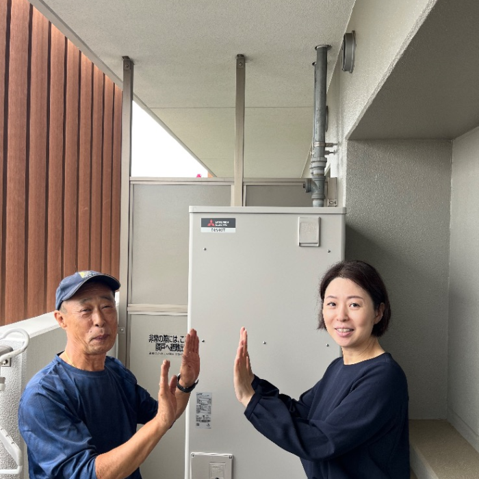東芝電気温水器HPL-2TFB464RAUから三菱エコキュートSRT-S377|エコキュート交換工事|東京都世田谷区北烏山|マンション|エルザ世田谷