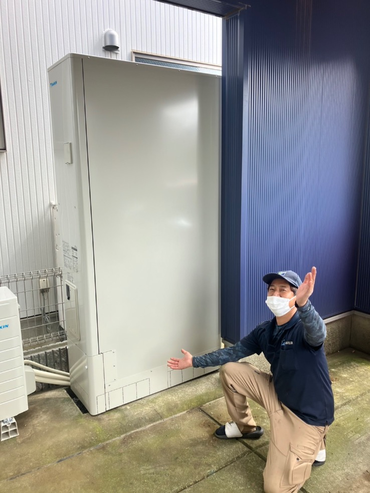 パナソニックエコキュートHE-WU46BQSからダイキンエコキュートEQA46YFTV｜エコキュート交換工事｜東京都練馬区南大泉