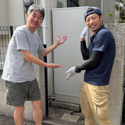 ダイキンエコキュートTUK37KFCVからダイキンエコキュートEQX37YFV｜エコキュート交換工事｜千葉県柏市西町