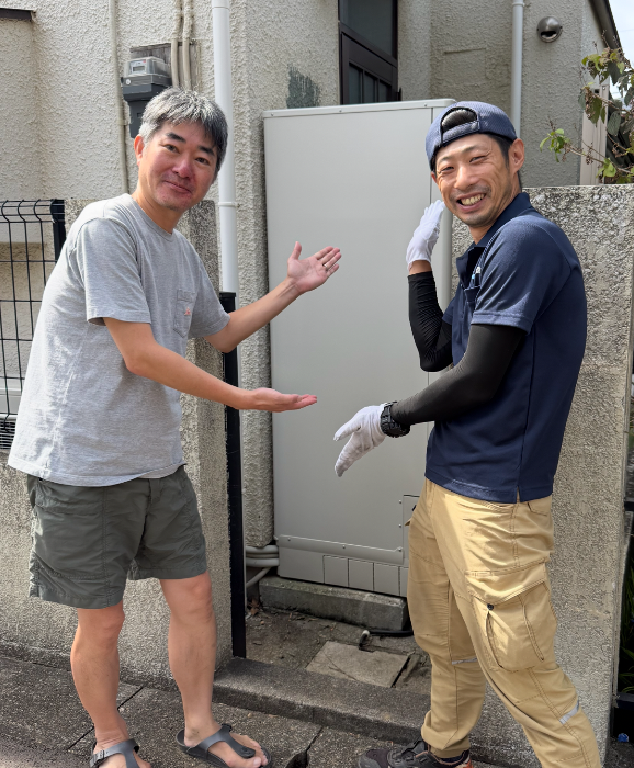 ダイキンエコキュートTUK37KFCVからダイキンエコキュートEQX37YFV｜エコキュート交換工事｜千葉県柏市西町