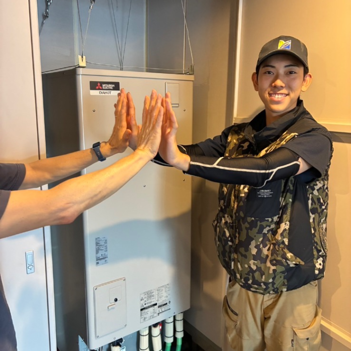 パナソニックエコキュートHE-370SDQMからパナソニックエコキュートSRT-S376｜エコキュート交換工事｜東京都練馬区石神井町｜マンション｜プラウドタワー石神井公園