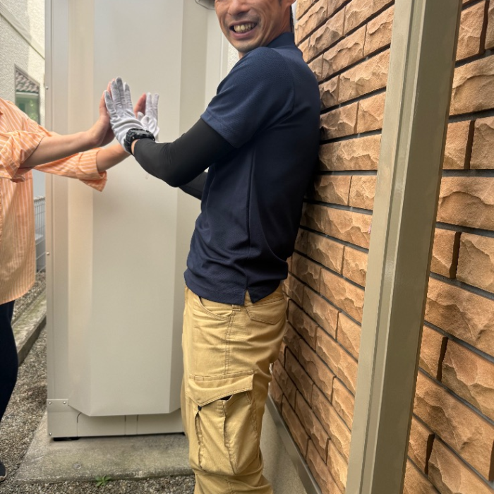 コロナエコキュートCHP-T371DA9から日立エコキュートBHP-FG37XU｜エコキュート交換工事｜東京都稲城市向陽台