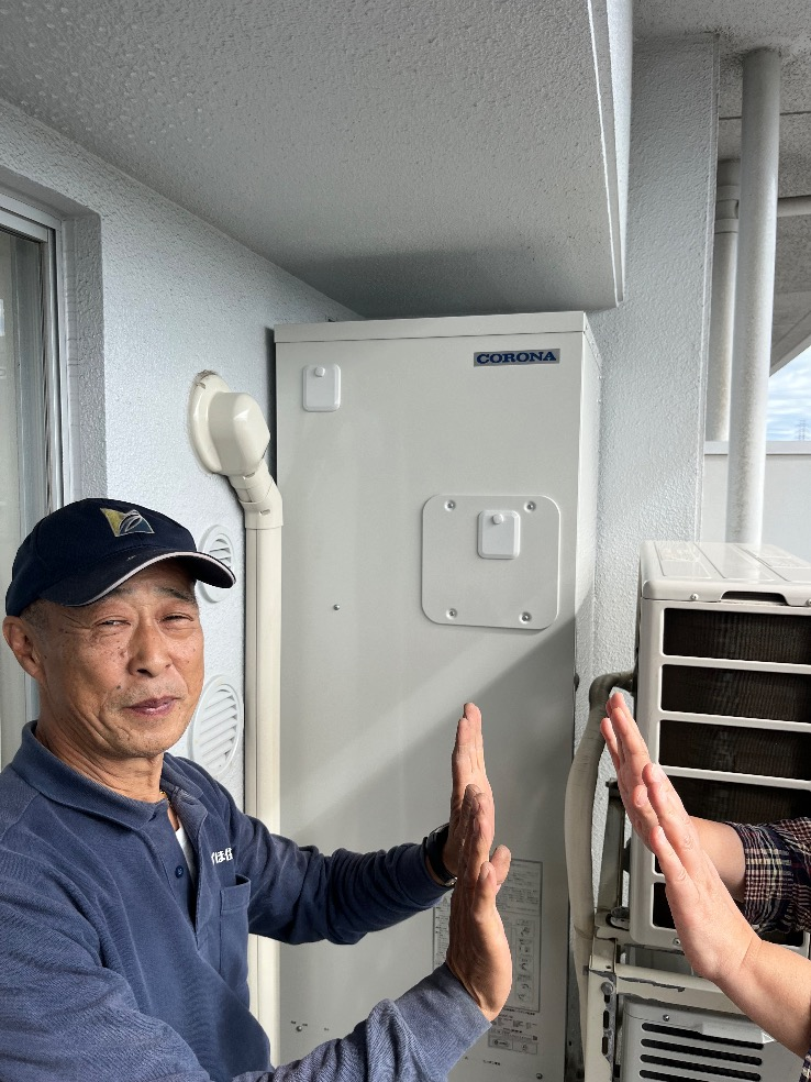 コロナエコキュートCHP-H3014AMからコロナエコキュートCHP-S30AZ1-12|エコキュート交換工事|千葉県白井市笹塚|マンション|プリスタレジデンス