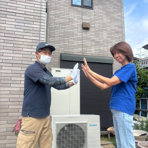 三菱電気温水器SRT-5566FU200V-BLからダイキンエコキュートEQX37YFV｜エコキュート交換工事｜東京都足立区舎人｜セキスイハイム