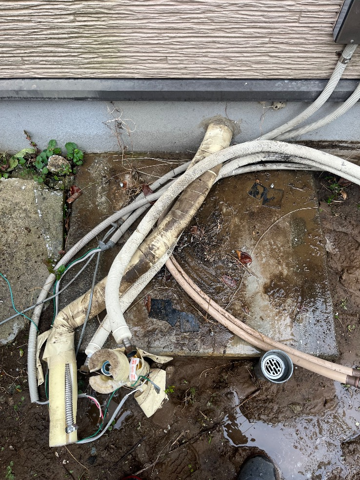 長府エコキュートEHP-4648GPXHからダイキンエコキュートEQX46ZFV|エコキュート交換工事|神奈川県横浜市栄区長沼町