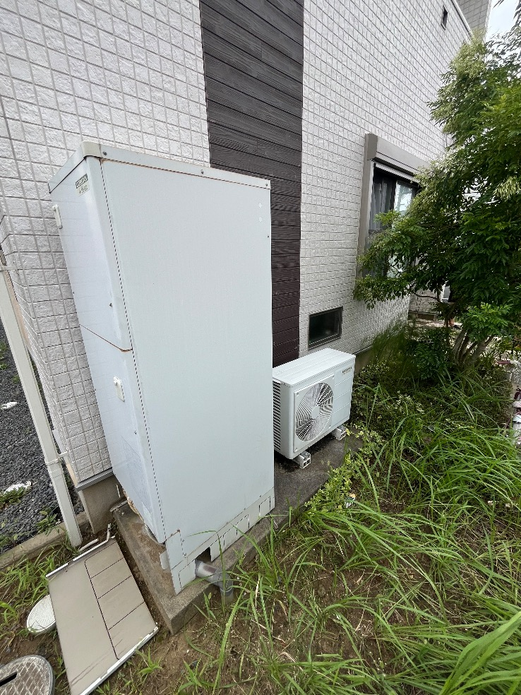 コロナエコキュートCTU-37AW1から日立エコキュートBHP-FG37XU｜エコキュート交換工事｜千葉県東金市田間｜