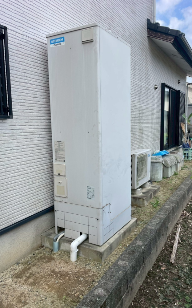 三菱エコキュートSRT-HPT46C4から三菱エコキュートSRT-C467｜エコキュート交換工事｜福岡県久留米市三潴町早津崎