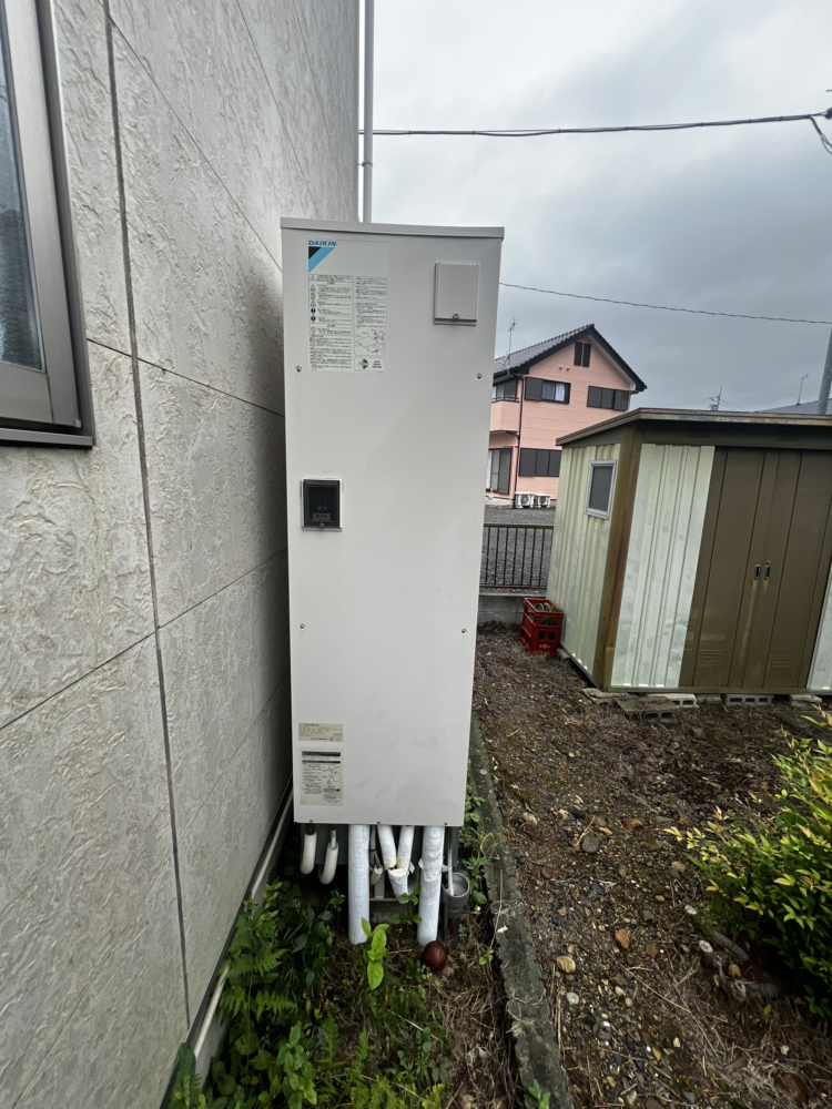 ダイキンエコキュートTU37GFCVから三菱エコキュートSRT-S376|エコキュート交換工事|千葉県水戸市赤塚