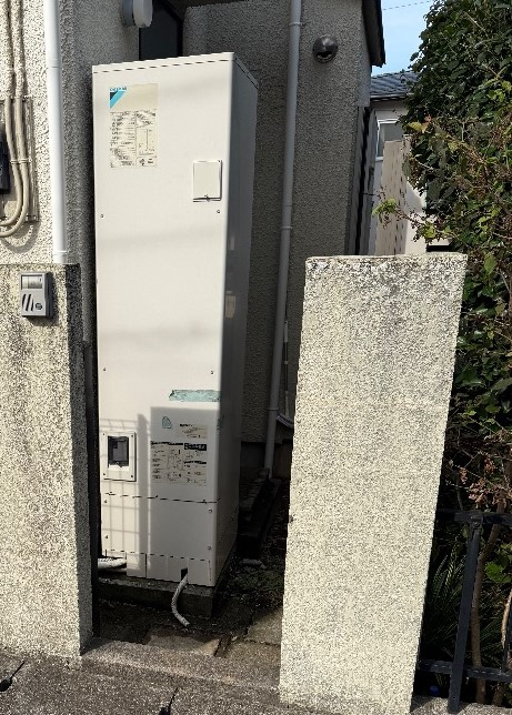 ダイキンエコキュートTUK37KFCVからダイキンエコキュートEQX37YFV｜エコキュート交換工事｜千葉県柏市西町